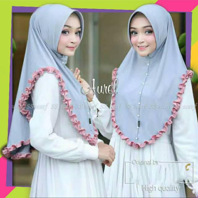 HIJAB.OOTD || AUREL JILBAB JERSEY HQ