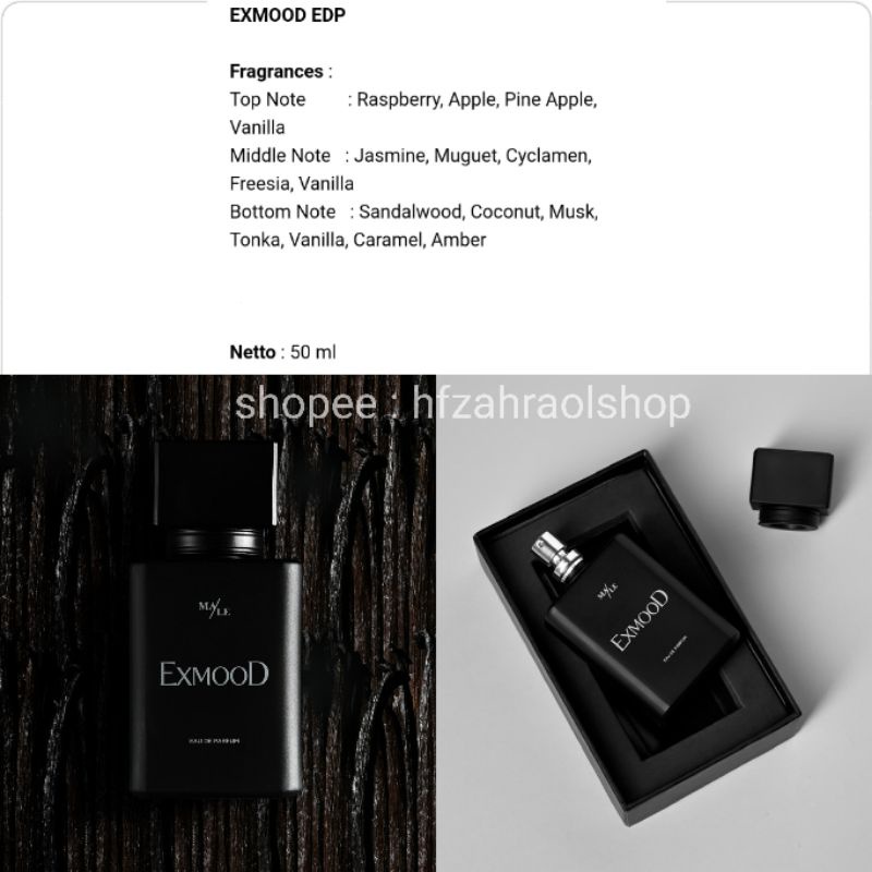 EXMOOD EDP ( EAU DE PARFUM) PARFUM ORIGINAL MALE ID