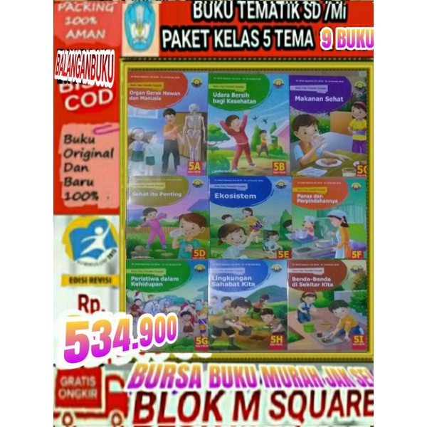 Paket Tematik Kelas 5 SD/Mi Yudhistira 5A 5B 5C 5D 5E 5F 5G 5H 5I