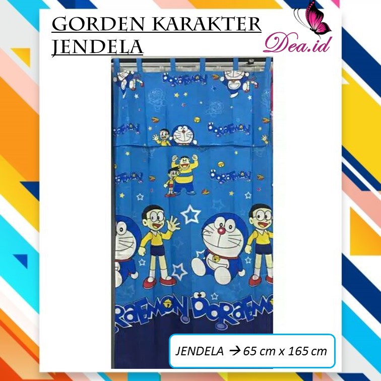 [DEASHOP] [JENDELA] GORDEN HORDENG KORDEN KARAKTER D-EMON 65 X 160 CM (1=10PCS)