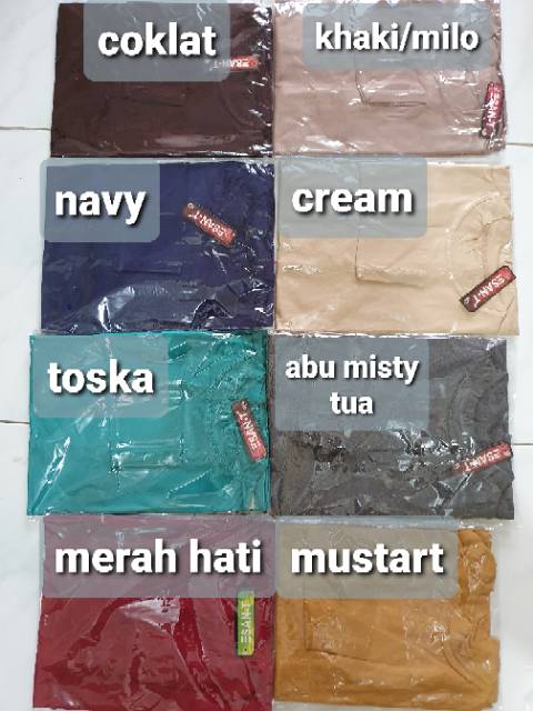 Manset tangan panjang premium spandek rayon S-XXL /turtle neck top/dalaman gamis-2