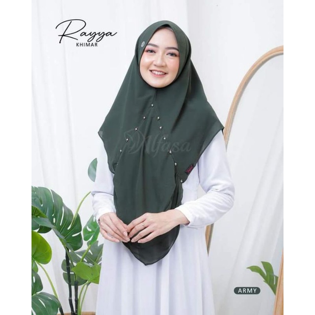 Alfasa Hijab Khimar Rayya Jilbab Instan Ceruty Baby Doll