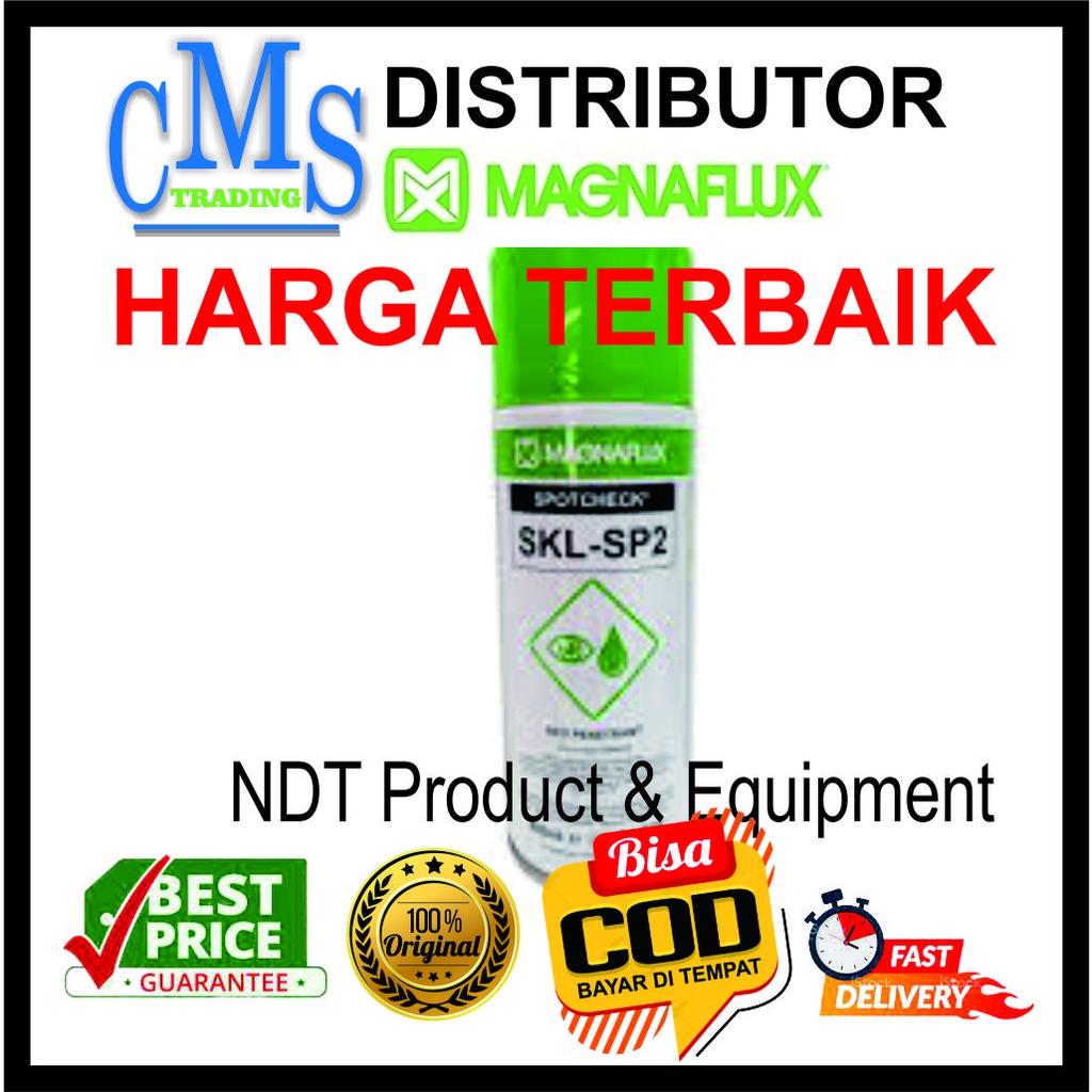 Chemical Penetrant Test Magnaflux Spotcheck RED PENETRANT SKL SP2 Original Murah