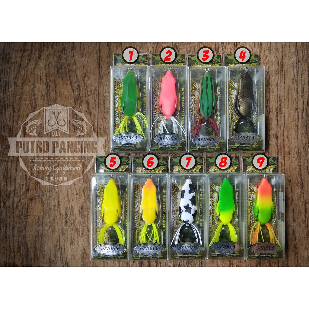 Senses Delta Frog 47  Size 6.4g 47mm