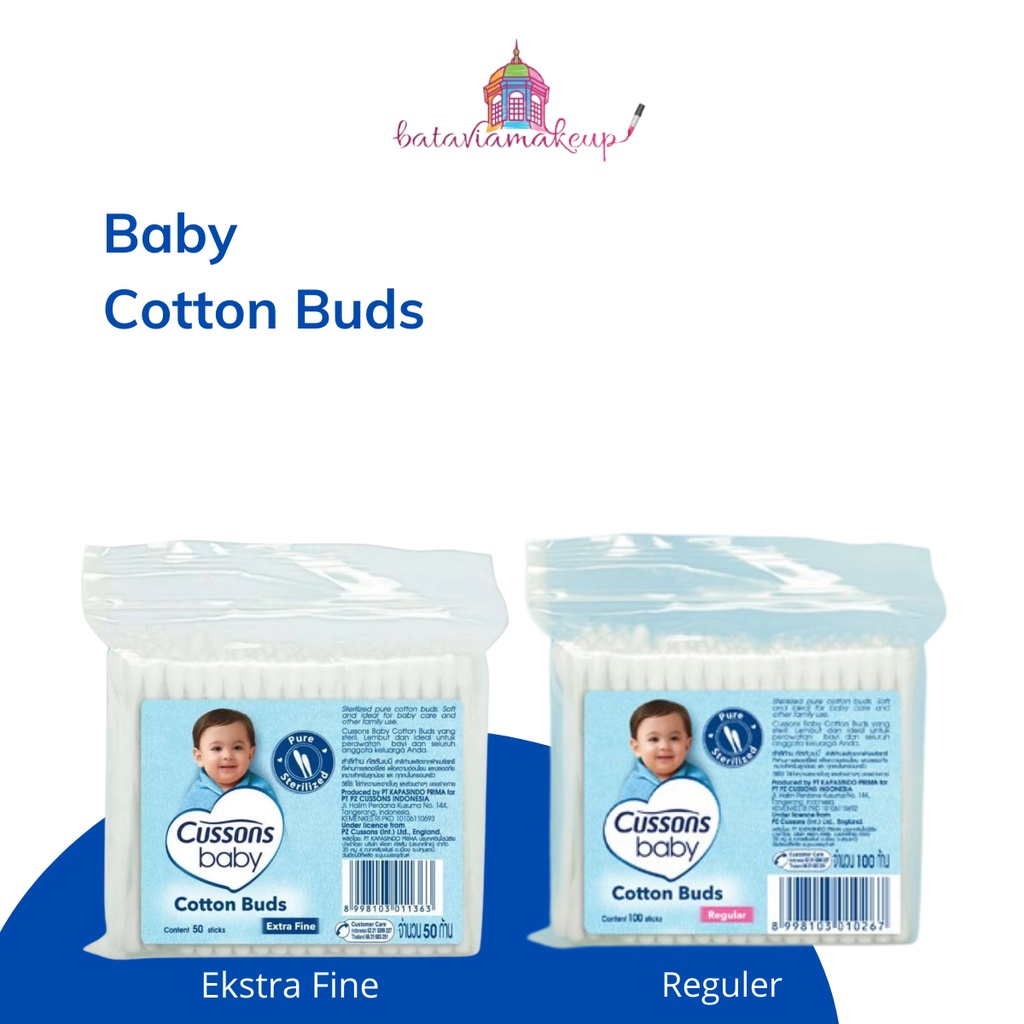 Cotton Buds Cussons Baby 50's / Korek Kuping / Anak / Bayi