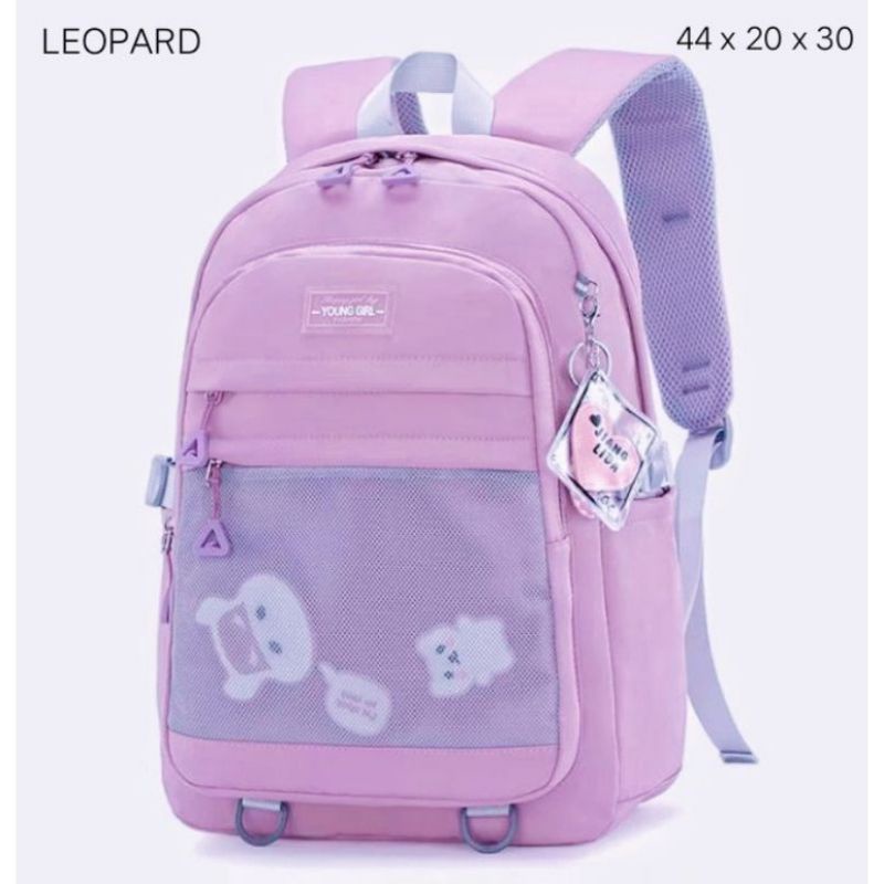 BLDR_Tas Sekolah Anak Perempuan Sd Smp Sma Backpack Cewek Cowok Ransel Punggung Gandong Gendong Backpack Sekolah Kuliah Ker