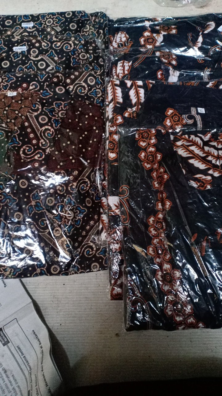 Batik Couple Keluarga Sania Ruffle Ori Ndoro Jowi Dnt Mataram