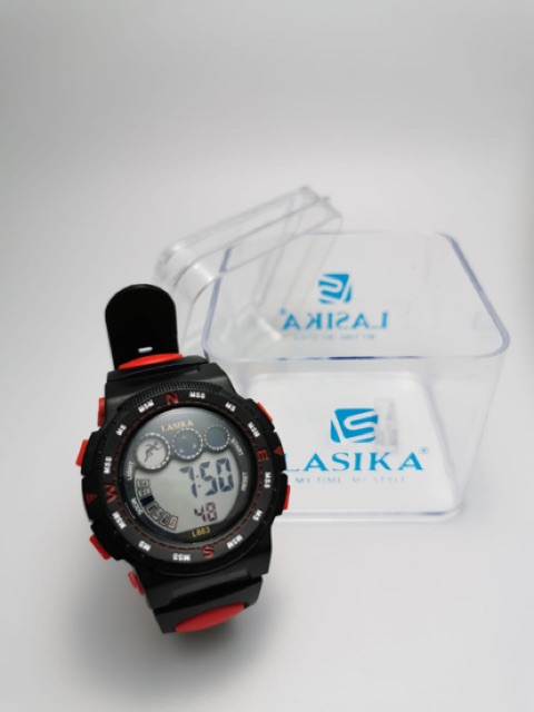 LASIKA 883 jam tangan sporty digital Remaja Fashion ada led dan anti air