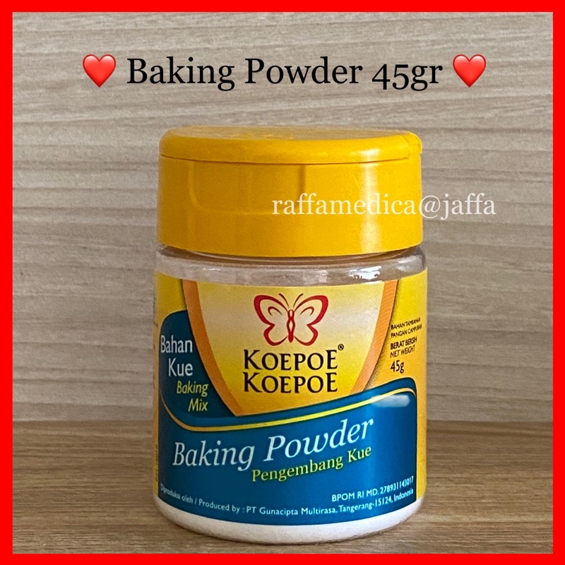 

✨️JAFFA MART✨️ Baking Powder 45gr KOEPOE - Pengembang Kue