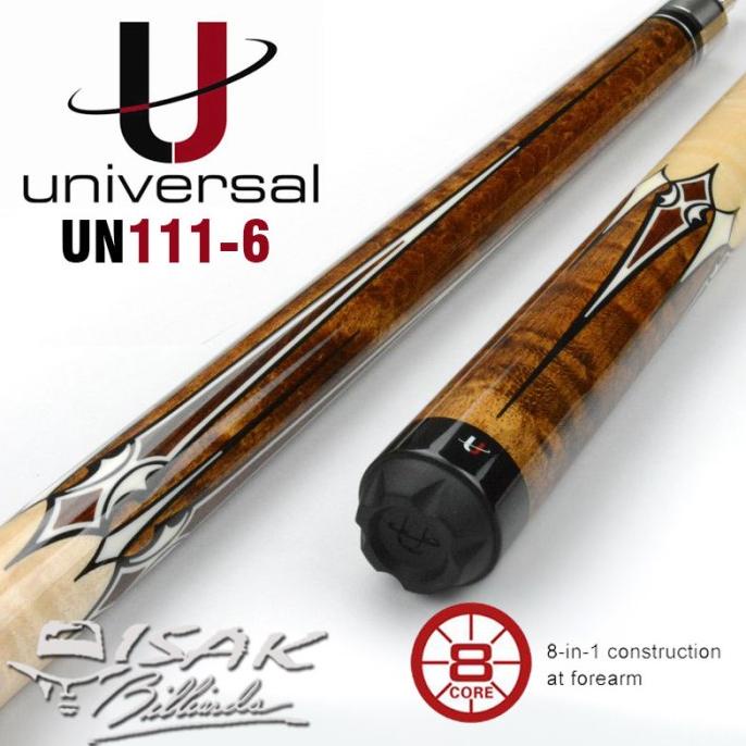 Universal Un111-6 Cue - Radial - Kamui Billiard Stick Pool Stik Biliar