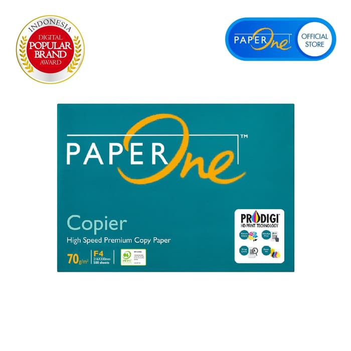 

PaperOne Kertas HVS Fotocopy 70g F4 - Ream