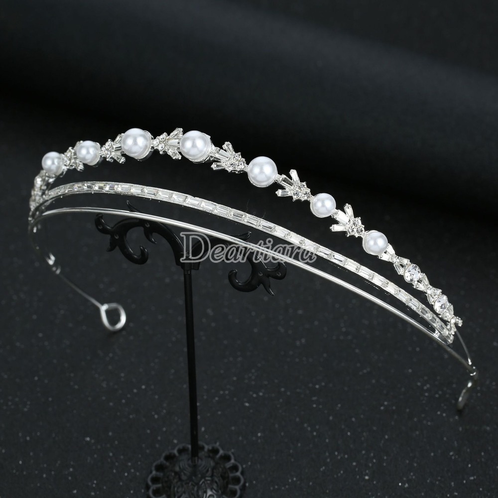 New Fashion Bridal Wedding Hair Accessories Three-layer Multi-layer Zircon Shiny Crown Headwear Wedding Dress Photography Accessories