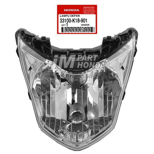 Reflektor Lampu Depan Assy Plus Bohlam & Socket Verza 33100-K18-901