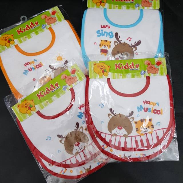 Celemek sleber bib kiddy bayi/tatakan makan baby kiddy 3773