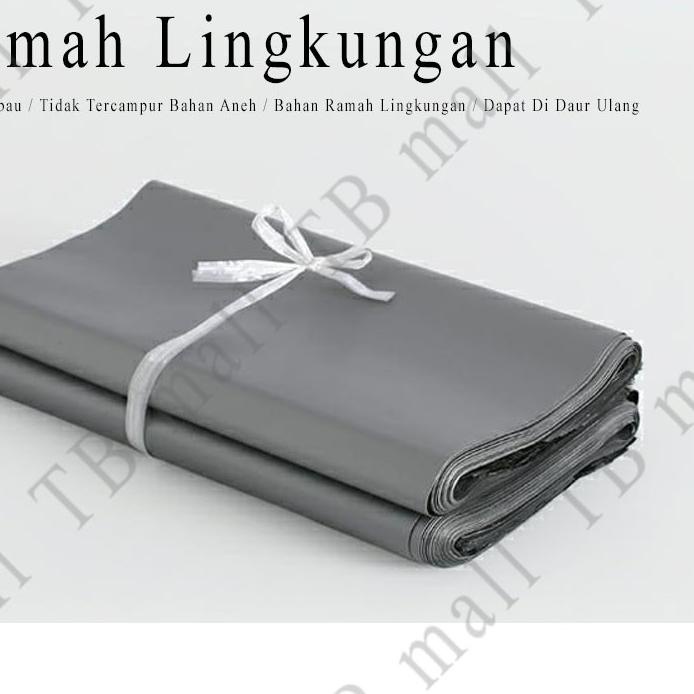 

♙ Plastik Packing Polymailer LDPE Online Shop 30X40CM Silver Glossy Isi 100Pcs Lem Perekat Tebal ➾