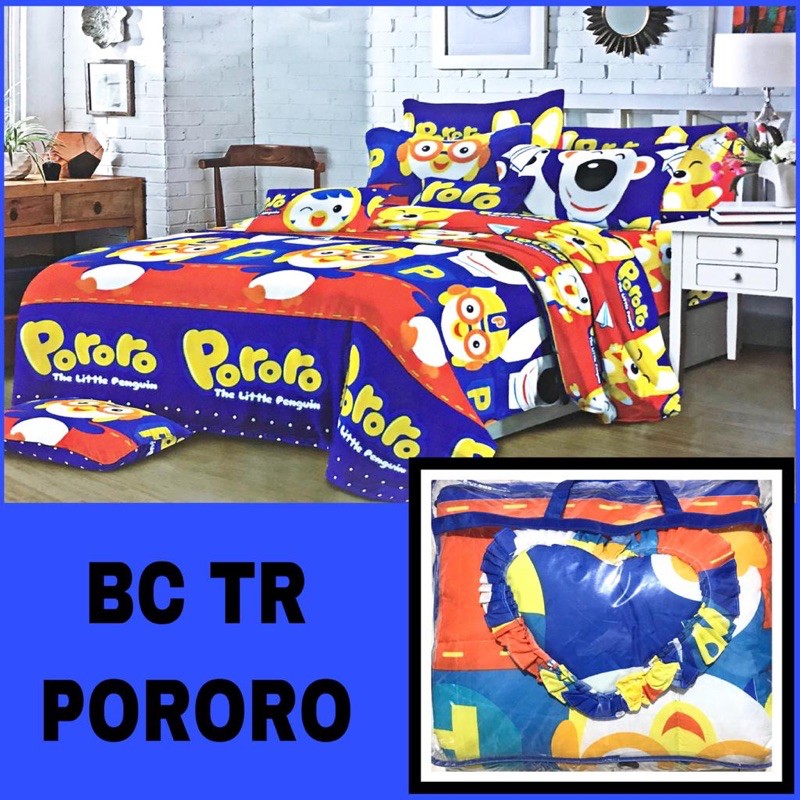 BEDCOVER SET KARAKTER KING SIZE ( 180x200cm)