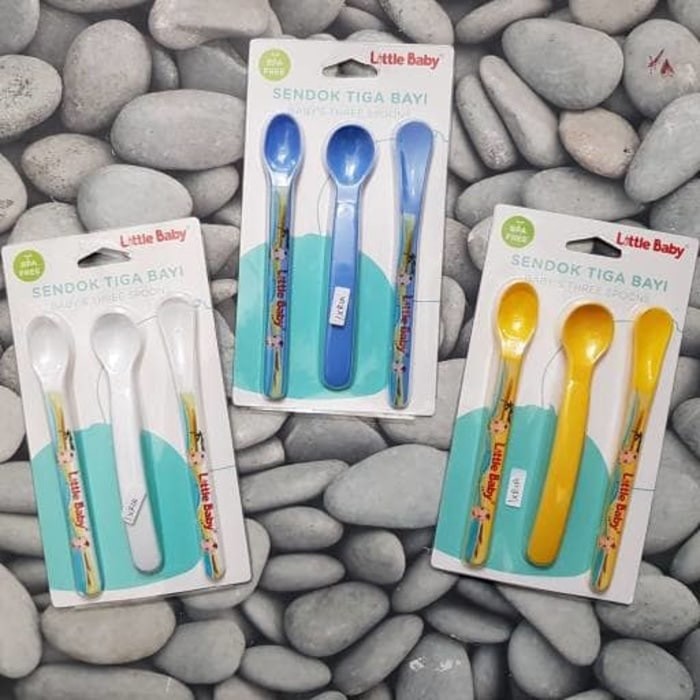 Little Baby Sendok Tiga - Spoon Set isi 3 pcs untuk bayi