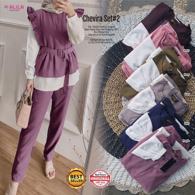 SETELAN PREMIUM/ SETCEL BUSUI/ ONESET SYAKILA/ PAKAIAN MUSLIM/ BAJU WANITA