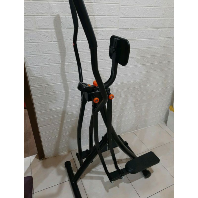 BERWYN AIR WALKER ORANGE BLACK/ ALAT GYM PEMBAKAR LEMAK/ ALAT FITNES LATIAN CARDIO/ ALAT GYM ACE