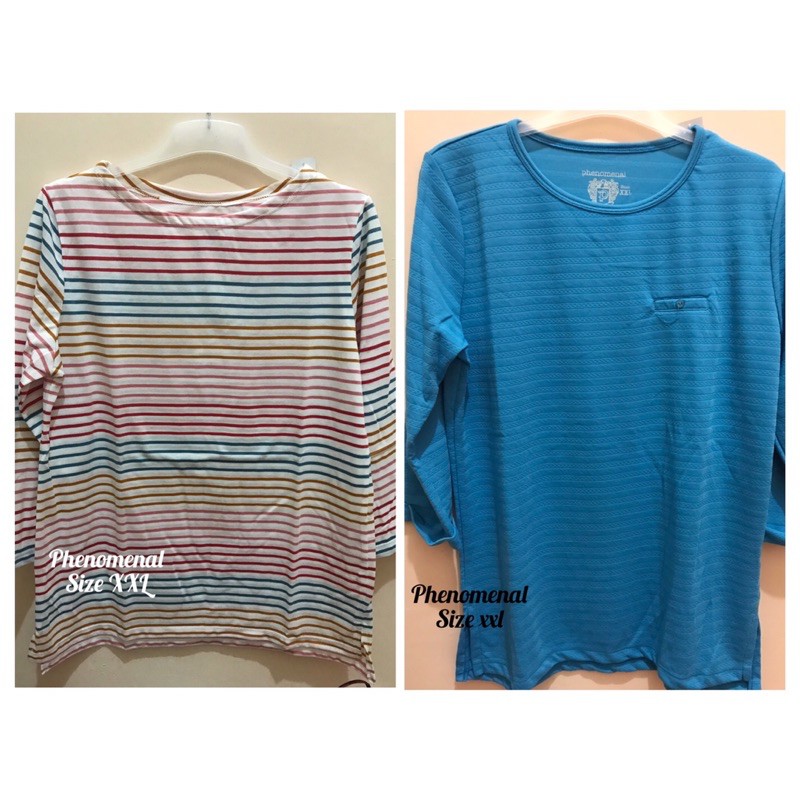 kaos wanita phenomenal lengan panjang size xxl original
