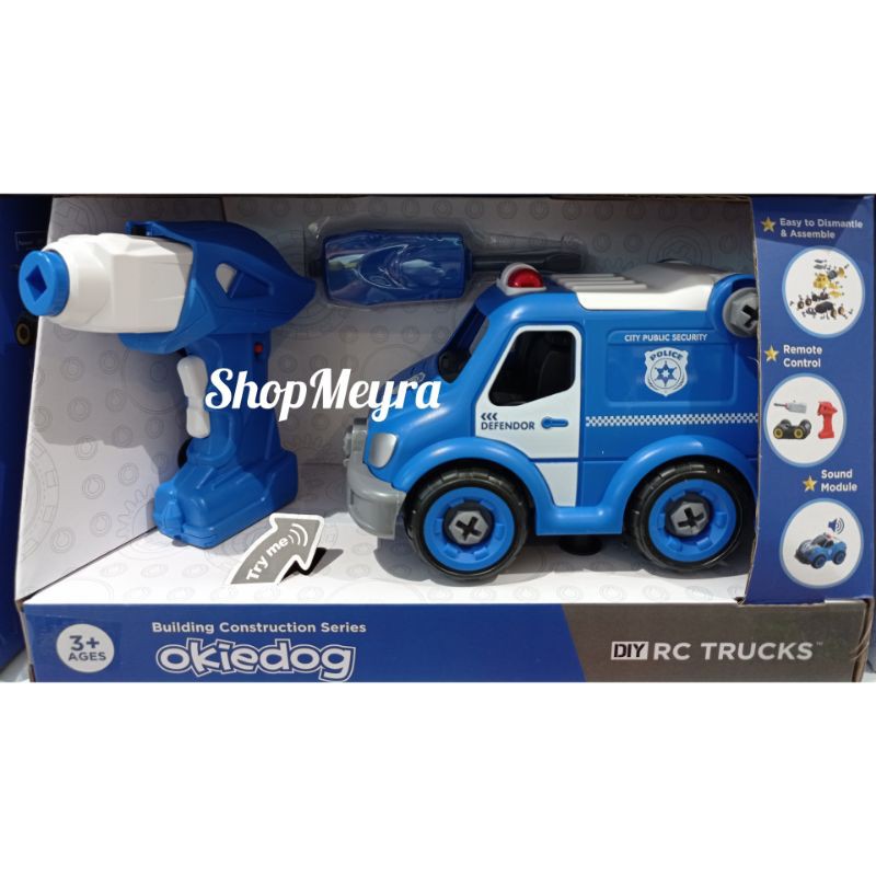 Okiedog DIY RC Trucks Police Truck Original