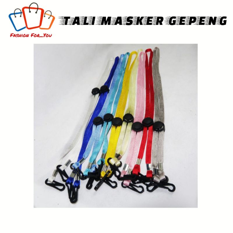 Tali Masker Ujung Plastik / Maskhook / Kalung Masker Gantungan Terbaru