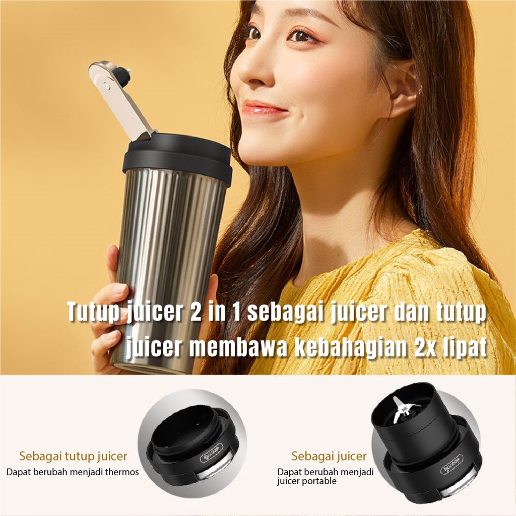 Deerma NU90 / NU80 Blender Thermos Cold cup Portable Electric Juicer