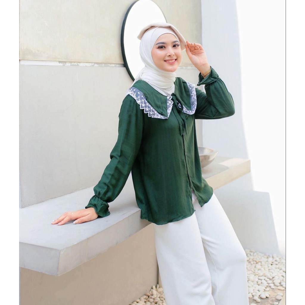 1KG MUAT 5PCS | PINKAN SHIRT TOP BLOUSE RENDA PREMIUM HITS OOTD SELEBGRAM FASHION GROSIR MURAH