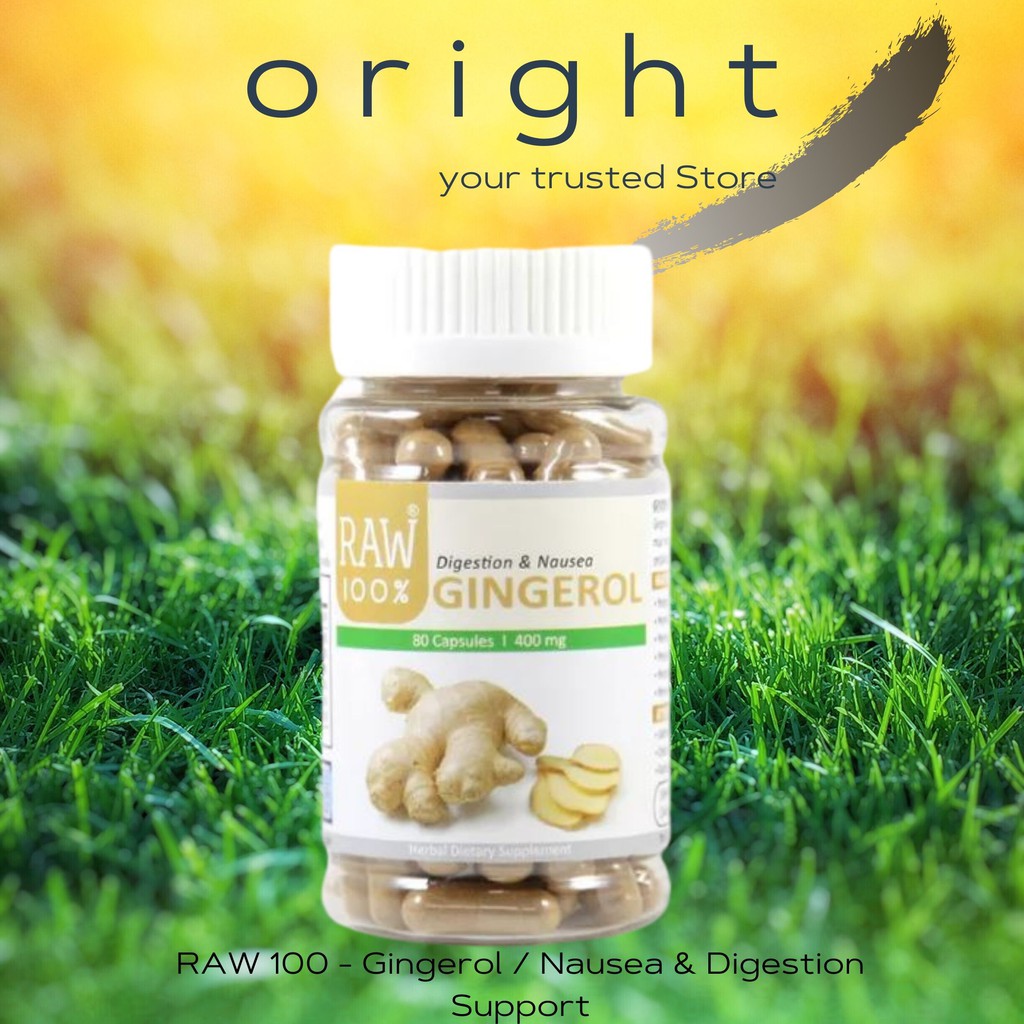 RAW 100 - Gingerol / Nausea & Digestion Support