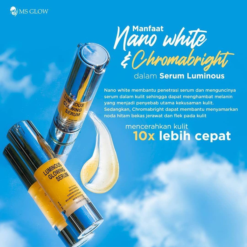 MS GLOW - LUMINOUS SERUM [AGEN RESMI]