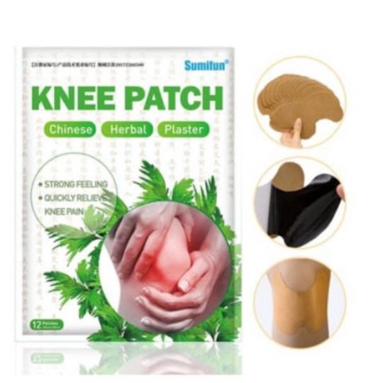 Sumifun 12pcs/kantong Koyo Lutut Ekstrak Wormwood - MIRACLE NATURAL INGREDIENTS KNEE PLASTER STICKER