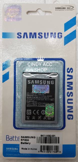 Baterai Battery Batre Original Samsung Galaxy Ace Plus S7500 Fame Fit Mini 2