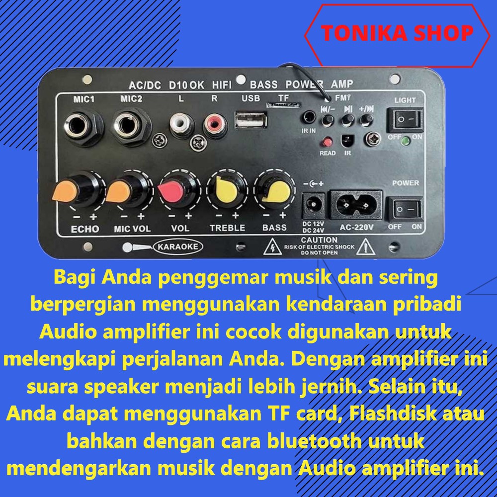 Papan Modul Power Amplifier Board Audio Speaker Bluetooth Usb Fm Radio Zhanzhi Tf 400w Zh101 Shopee Indonesia