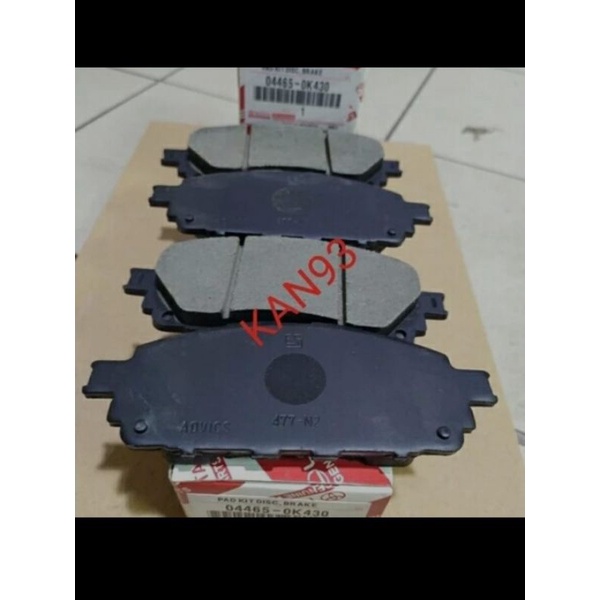 brake pad kampas rem depan new innova atau kampas rem depan innova baru