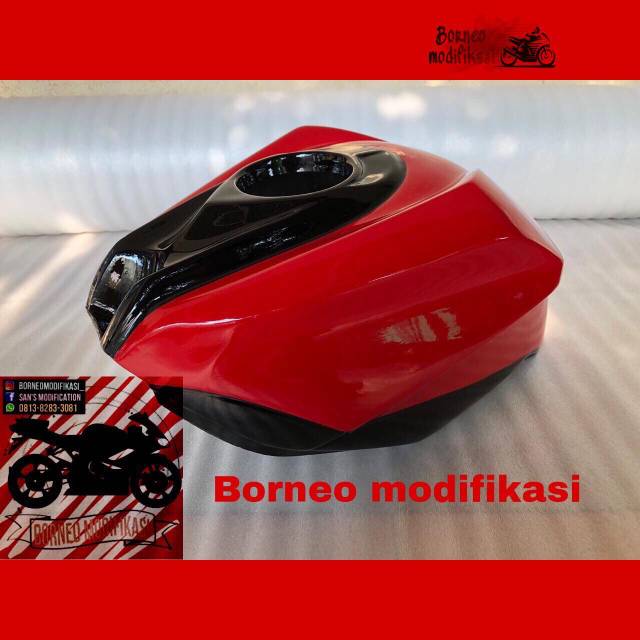 Cover / Kondom tangki Honda cbr 150 Facelift model CBR250rr MERAH Aksesoris motor