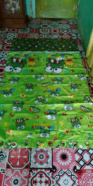 Gorden Tirai Motif Karakter Keropi Singing Smokering ( 1 Kg Muat 4 Pcs )