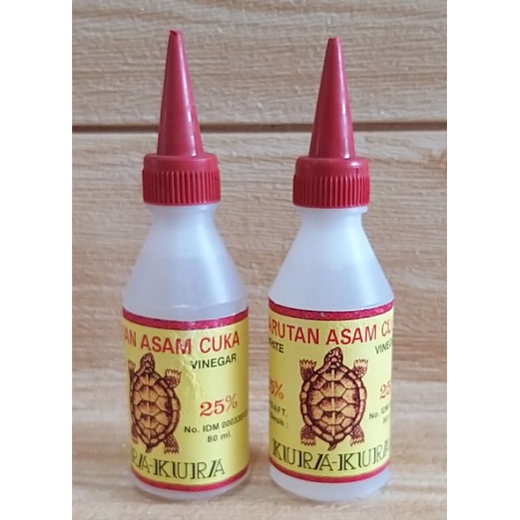 ✔MURAH Cuka Kura Kura 80ml / Cuka / Asam Cuka / Larutan Asam Cuka