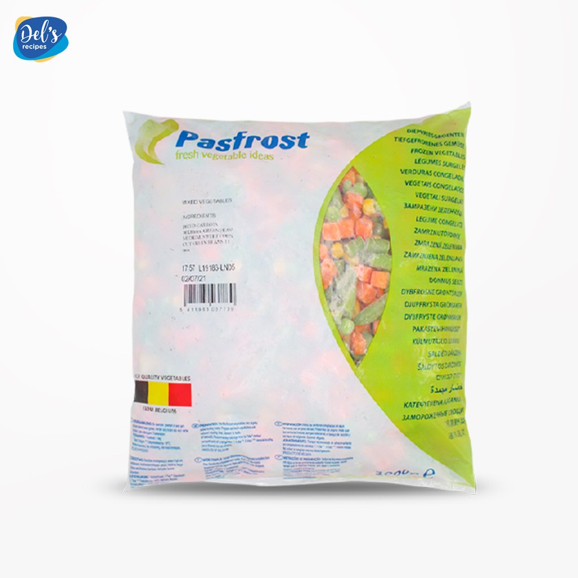 

Sayur Beku Campur Import Belgia - Mixed 4 Way Frozen Vegetables 1kg