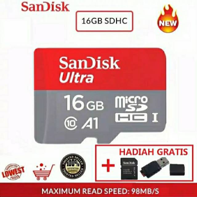 Memori sandisk 16gb original