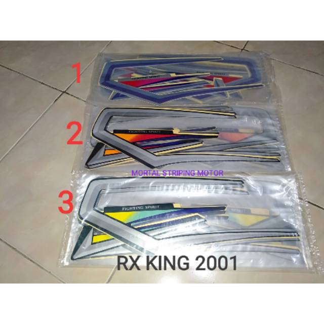 STRIPING STIKER RX KING 2001 2002 LIS ORI / STANDAR