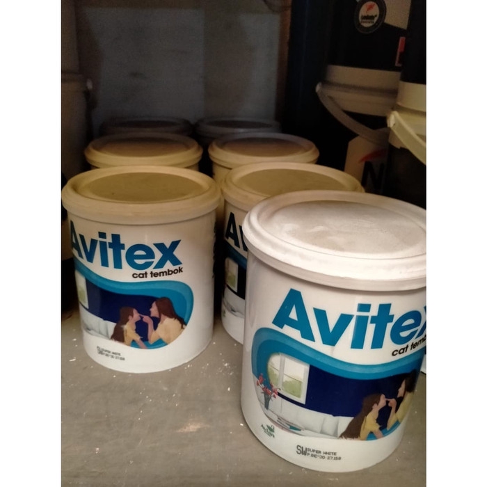 Cat Tembok AVITEX 1KG / CAT AVITEX KILOAN 1 KG PUTIH / AVITEX 1KG SW