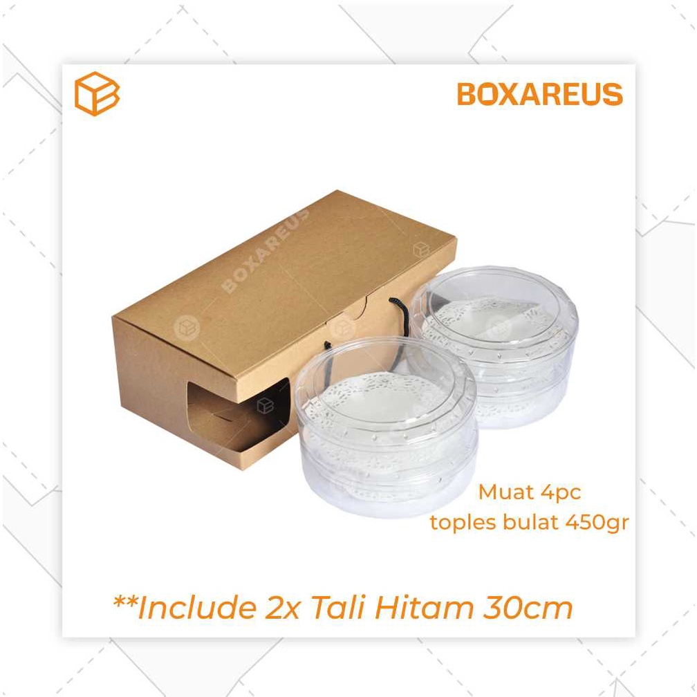 Box Toples Kue Kering Packaging Cookies Kemasan Kotak Kue Tempat Kue | TB311510 (10pc)