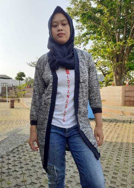 Kimono Cardigan Baju Rajut Kimono Casual