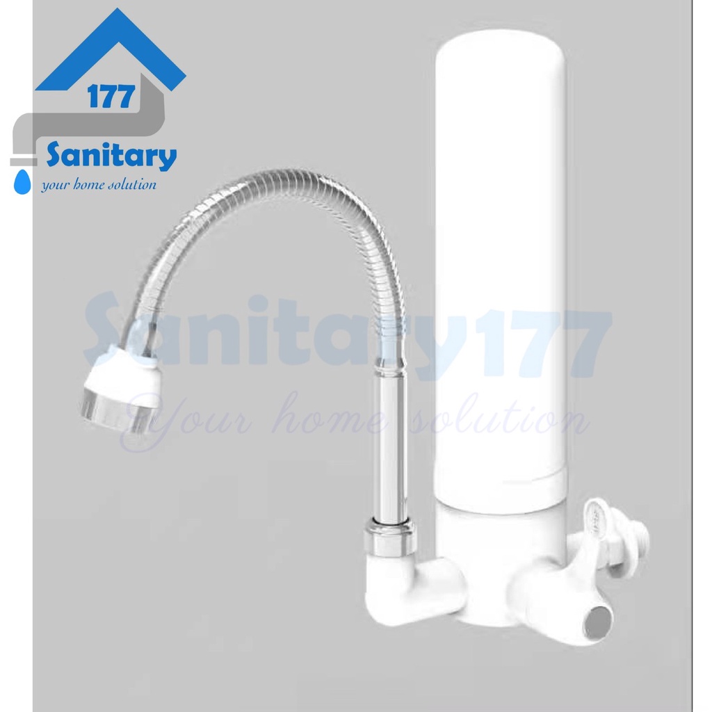 Kran angsa Fleksibel &amp; water Purifier Soligen pc1-Keran air dan filter air saringan air flexible kran sink dapur