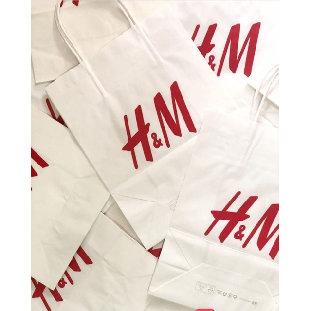 

PAPER BAG H&M SIZE Small 100% ORIGINAL PRODUCT BY H&M ( COD )