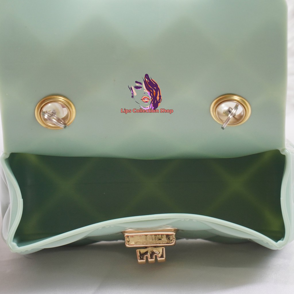 Tas Jelly Mini Pearl | Tas Mini Rubber | Tas Jelly Mini Mutiara