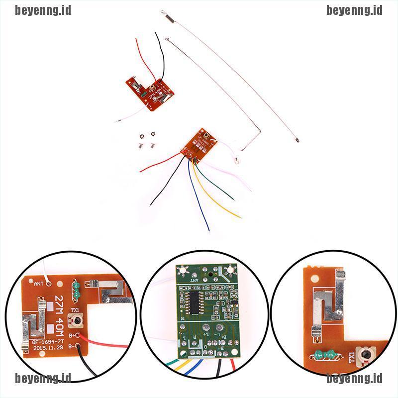 Beye Papan Sirkuit Pcb Transmitter Receiver Antena Remote Control 4ch 27mhz