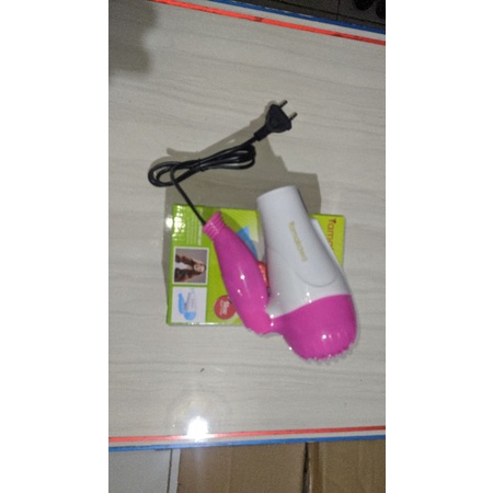 Alat pengering rambut elektrik hairdryer lipat listrik portable 500W hair dryer pemanas rambut