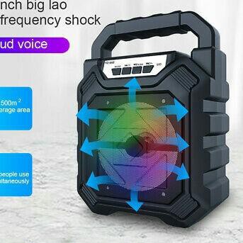 ❉ speaker Bluetooth Portable YD-668 + Microphone - Speaker Karaoke Bluetooth Wireless Suport Bluetoo