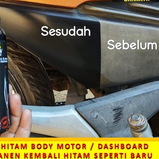 ℮ Penghitam Body Motor Permanen Penghitam Dashboard Mobil Permanen Produk Original Jaminan Berkualit